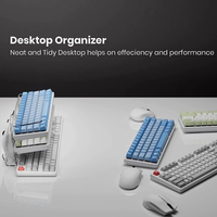 Support de Rangement pour Clavier et Souris en Acrylique Personnalisé en Usine, Organisateur de Bureau à 3 Niveaux, Présentoir pour Clavier, Support pour Clavier de Jeu