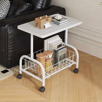 Table d'appoint de rangement amovible pour canapé de maison moderne Mini table d'angle créative pour salon chambre Simple rangement de chevet petite