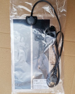 Tapete Térmico para Animais de Estimação 7W 15x28cm, Almofada de Aquecimento para Répteis com Controlador de Temperatura - Product Image 2