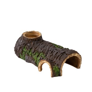 LMC20699 resina reptil roca ocultar cueva con cuenco de agua plástico tienda de mascotas escondite cueva para reptiles para sala de estar - Product Image 1