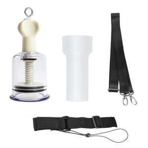 ชุดฝึกขยายขนาดอวัยวะเพศชาย 3 in 1 พร้อมปลอกซิลิโคน ปั๊ม และสายรัดคอและขา สำหรับเพิ่มขนาดและช่วยให้แข็งตัว - Product Image 6