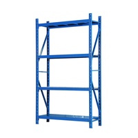 Étagères en acier laminé à froid, résistantes à la rouille, assemblage rapide, grande portée, rayonnage à 5 niveaux pour centre logistique et entrepôt