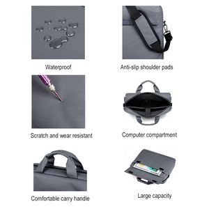 2025 Tùy Chỉnh Công Suất Lớn Xách Tay Không Thấm Nước Máy Tính Xách Tay Túi Người Đàn Ông Vai Kinh Doanh Túi Xách 15.6 Inch Máy Tính Xách Tay Tote Túi Cặp - Product Image 5