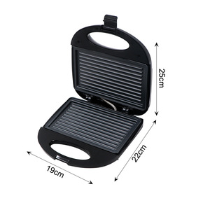 Nouvelle arrivée Plaque de revêtement antiadhésif Grille-pain 2 tranches <span class=keywords><strong>Sandwich</strong></span> Maker Contact Grill pour un petit-déjeuner rapide et facile à nettoyer Grille-pain - Product Image 5