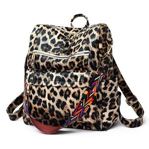 Sac à dos pour ordinateur portable quotidien en cuir PU personnalisé, imperméable, de luxe, pour femmes - Product Image 5