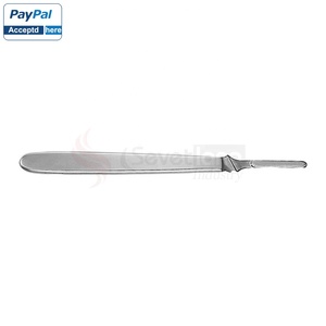 Mango de bisturí alemán Grad #3 con escala Mango de cuchillo de bisturí de acero inoxidable Óxido de calidad superior Mango de BP duradero - Product Image 5