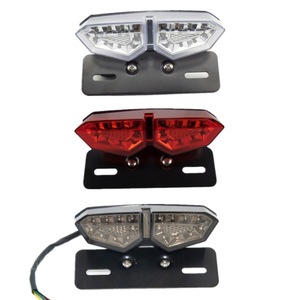 Feu arrière LED pour véhicule électrique D178, accessoire moto avec support, feu de freinage et clignotants gauche et droit intégrés - Product Image 1
