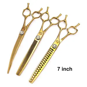 7 Inch Factory Exquisite Pet Grooming Products Shear Beauty Pet Grooming Scissors Dog Hair Cut
