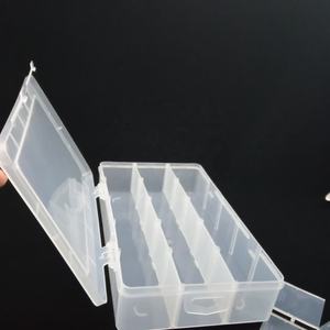 Pratica scatola di immagazzinaggio trasparente rettangolare impermeabile per piccole parti contenitore a scomparto staccabile per perline - Product Image 6