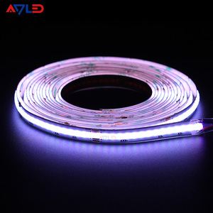 A7LED <b>RGB</b> LED Strip IP65 Remote <b>Control</b> Dimmable 9W 630LEDs COB Strip Light DC24V - Product Image 3