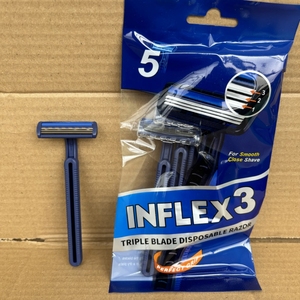 Nuovo <span class=keywords><strong>Rasoio</strong></span> a 3 Lame <span class=keywords><strong>per</strong></span> Depilazione a Umido <span class=keywords><strong>per</strong></span> Uomo e Donna in Confezione Colorata Prodotti Monouso <span class=keywords><strong>per</strong></span> il Corpo Senza Sapone Plastica - Product Image 2