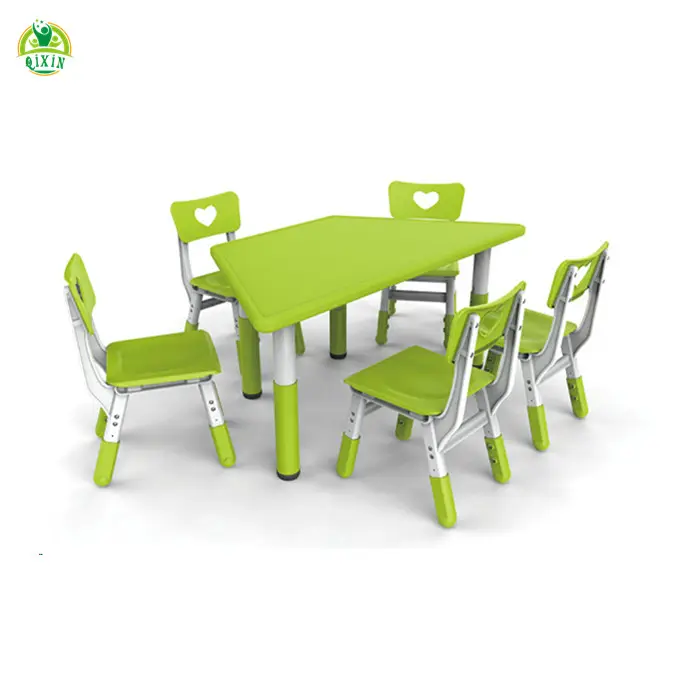 Mobiliário escolar de jardim de infância, tabelas e cadeiras de festa para crianças