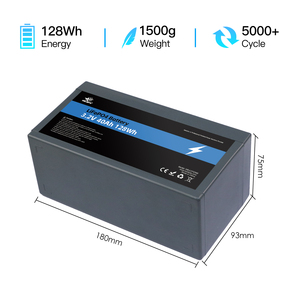 LiFePO4 סוללה עבור IoT מכשיר <span class=keywords><strong>3.2V</strong></span> 40Ah עמוק מחזור סוללה יישומים AGV רובוטיקה DIY סוללה תיבה - Product Image 4
