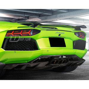 Alerón trasero de fibra de carbono estilo H-VST GT Wing para Lamborghini Aventador LP700 LP740 LP750 2011-2021 - Product Image 2