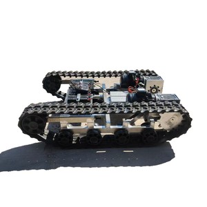 Plataforma Móvil con Chasis de Orugas de Goma y Control Remoto Eléctrico, Base AGV para Uso en Plantas de Fabricación - Product Image 4