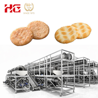 Ligne de production de craquelins de riz japonais Senbei, machine industrielle de transformation de snacks au riz, projet clé en main