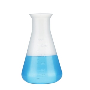 Phòng thí nghiệm <span class=keywords><strong>PP</strong></span> tam giác chai với bìa rộng miệng nhựa hình nón chai <span class=keywords><strong>Flask</strong></span> - Product Image 1