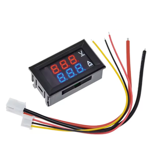 DC 0-100V 1A 10A 50A 100A Digital Voltmeter Ammeter Dual Display Voltage Detector Current Meter Panel Amp Volt Gauge 0.28Red Blu - Product Image 2