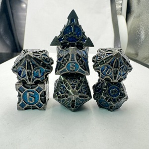 High Quality Matte Metal Polyhedral <b>Dice</b> <b>Set</b> RPG DND Game <b>Dice</b> - Product Image 2