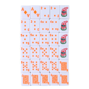 Mini Mahjong de Viaje, 24mm, 120 Piezas, Fichas de Póker Verdes para el Mercado de Singapur, Malasia y Latinoamérica - Product Image 3