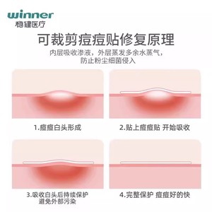 Apósitos Hidrocoloides Win/Health Medical, Apósitos Húmedos para Abrasiones, Heridas Postoperatorias, Úlceras por Presión y Uso Médico - Product Image 4