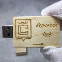 Cassette lumineuse Usb en bois, avec boîte de Photo, idéal pour cadeau de mariage