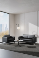 Canapé de bureau commercial robuste avec structure en métal solide pour la demande de mobilier de bureau en gros cadre pour les projets FF&E