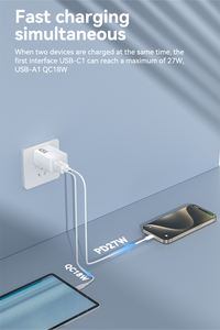 IBD Venta al por mayor 45W Gan Super Fast Wall Charger Logo Usb Tipo C <span class=keywords><strong>Original</strong></span> Iphone Cargadores para <span class=keywords><strong>Macbook</strong></span> <span class=keywords><strong>Air</strong></span> Laptop Tablet - Product Image 3