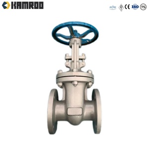 ประตูหน้าแปลนล้อไฟฟ้าแบบใช้มือหมุนทำจากสแตนเลส150lb CF8/A216ระดับ API600 - Product Image 5