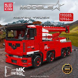 Khuôn Vua 19008 kỹ thuật Serie RC Tow Xe Tải Cẩu 10966pcs xây dựng khối mô hình kỹ thuật giáo dục đồ chơi lễ hội Quà Tặng - Product Image 2