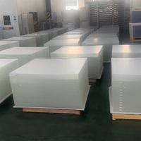 Feuille acrylique coulée PMMA personnaliser 1mm-50mm feuille d'épaisseur personnalisable de panneau acrylique PMMA découpé au laser transparent