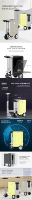 Aliotop SA3 Valise électrique autoportée pour avion longue portée, coffre-fort, design moderne et portable avec cadre en aluminium Expédition rapide