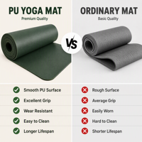Tapis de yoga en PU à logo personnalisé, forme d'arche semi-circulaire, antidérapant, épais, coussin d'équilibre pour la maison, la salle de sport, le studio, vente en gros