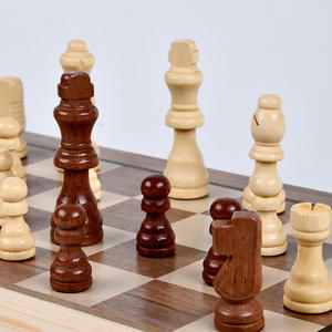 Magnetic Wooden <strong>Chess</strong> <strong>Sets</strong> <strong>Chess</strong> Checkers <strong>Set</strong> with 2 Extra Queens Foldable Wooden <strong>Chess</strong> <strong>Set</strong> Board Handmade Portable - Product Image 3
