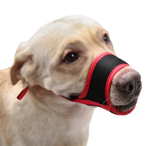 Breathable Muzzle Wholesale Pet Muzzle For Small Dog Muzzle Nylon Cat Anti Bite Cage Muzzle Mesh Adjustable