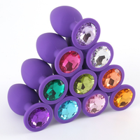 Jouets sexuels en silicone pour femmes, plug anal, couleurs noir, rouge, rose, rose vif, tailles petite et moyenne, plug anal, juguetes sexuales