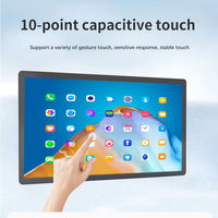Écran tactile Android tout-en-un 32 pouces pour affichage numérique, lecteur multimédia LCD POE NFC pour affichage publicitaire en magasin de détail