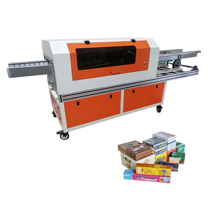 Автоматическая машина для изготовления картонных коробок, полуавтоматическая машина для изготовления картонных коробок для печенья, пищевой косметической упаковочной линии