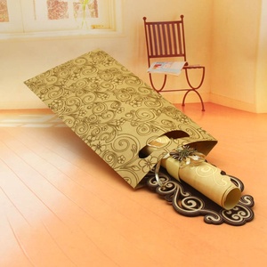 Invito a nozze/Biglietto d'auguri in <span class=keywords><strong>carta</strong></span> con farfalle e nastri tagliati al laser, stile artificiale con lamina d'oro 20.2x8.8CM - Vendita calda - Product Image 4