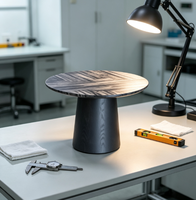Table d'appoint d'angle pour la maison, en panneau écologique E1, pour villa, hôtel, bureau, appartement, mobilier commercial en gros