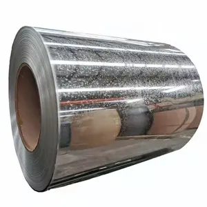 Bobina folha venda quente zero regular lantejoula zinco alto revestimento galvanizado aço zinco revestido aço Zar345/z600/z60/z40galvanized aço