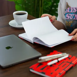 Be Online Hardcover A5 Lined <b>Notebook</b> 192 Pages Red Crazy <b>Journal</b> - Product Image 6