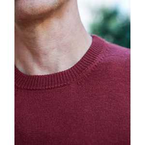 Pull en laine vintage pour homme, col rond, XXL, cachemire, long, surdimensionné, cardigan vintage, imprimé, logo, rayures, pour l'hiver et l'automne - Product Image 2