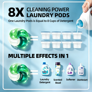 Capsules de lessive enzymatiques naturelles hypoallergéniques, respectueuses de la peau, douces et non irritantes <span class=keywords><strong>pour</strong></span> les vêtements de bébé, les vêtements de maternité et les sous-vêtements délicats - Product Image 3