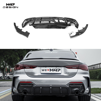Pièce de rechange pour pare-chocs arrière en carbone sec, garniture inférieure de carrosserie, style M47, garantie 1 an pour BMW G22 G23 Série 4 420 430 440 20-26