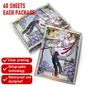 Logotipo personalizado <span class=keywords><strong>Yugioh</strong></span> TCG Yu Gi Oh fundas holográficas para tarjetas duradero portátil plástico PP juego de mesa Protector juego de mesa - Product Image 4