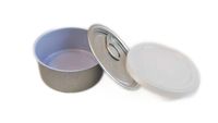 Boîte de conserve décorative personnalisée pour bougies, boîte de conserve avec couvercle transparent pour bougies, crème cosmétique