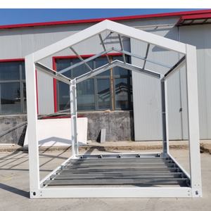 Estructura de Acero para Edificio de Oficinas Modular Blanco de 20 pies con Techo Triangular, Kit de Contenedores Prefabricados - Product Image 3