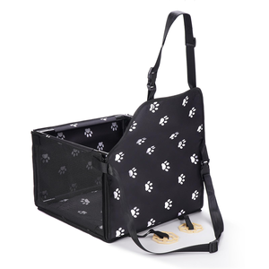 Asiento Elevador Reforzado para Mascotas, Perros y Gatos, Bolsa Portátil y Transpirable con Cinturón de Seguridad, Transportín para Perros, Seguro para Viajar - Product Image 2