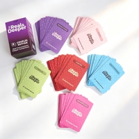 Jeu de cartes personnalisé pour boire avec vos propres designs, jeu d'affirmations positives pour les rendez-vous galants, les fêtes et l'utilisation familiale, avec boîte de rangement.